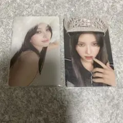 Idle ソヨン　we are サノク　トレカ 韓国 IVE XOXZ サノク 事前収録 1週目 ウォニョン トレカ ive