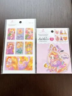 3Dディズニーステッカー ラプンツェル 2シート