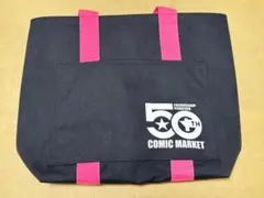 C108 コミケ 50周年記念 コミケトートバッグ インディゴ×オレンジ
