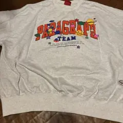 パラグラフ カラフルスウェット グレー