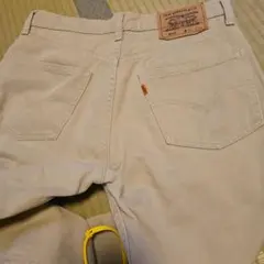 Levi's 607 ベージュ デニム W31 L33 used