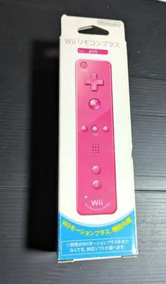 Wiiリモコンプラス ピンク 付属品完備 ニンテンドー純正品