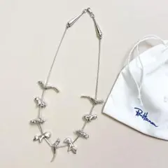 ［美品］ ロンハーマン 動物ネックレス シルバー アニマルビーズ