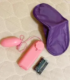 【匿名配送】ハンディマッサージ　電動マッサージャー ローター　アイマスクつきのサムネイル