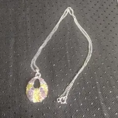 天然石アクセサリーシルバーペリドット&アメジスト