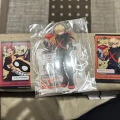 ヒロアカ　スタンド付きビッグアクリルプレート　爆豪勝己　ナムコ限定おまけ2点付き