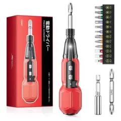 電動ドライバー 小型軽量 充電式ドライバー 5V 1800mAh 正逆転切り替え