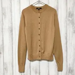 UNIQLO ユニクロ (S)　エクストラファインメリノクルーネックカーディガン