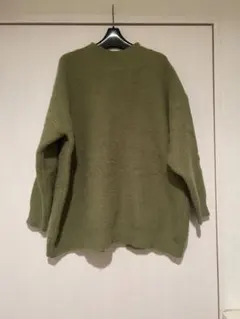 グレイル　ニット　ハイネック　セーター　長袖　モスグリーン