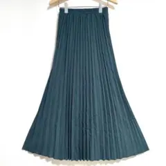 Lace Ladies プリーツロングスカート ブルーのサムネイル