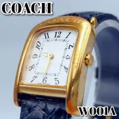 【電池交換済】ヴィンテージ COACH コーチ W001A レディース腕時計のサムネイル