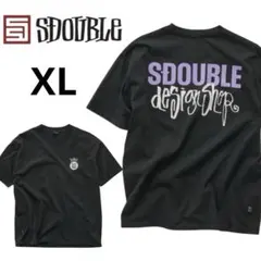 【XL】黒 S/DOUBLE エスダブル 半袖Tシャツ 新品 【国内未発売】のサムネイル