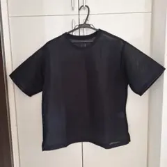 Fredyemueブラック 半袖シアーTシャツのサムネイル