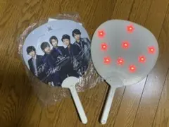 嵐　光るジャンボうちわ 15周年　ANNIVERSARY 1本＋オマケ1本