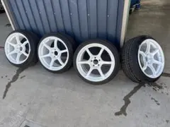 RAYS TE37 白 19x8.5J+35 & 235/40R19 4本セット - メルカリ