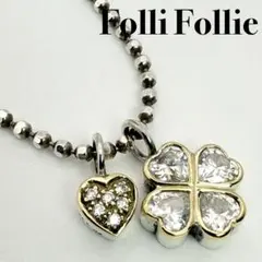 ●【特価品】 Folli Follie フォリフォリ クローバー ネックレス