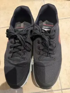 SKECHERS Fit ブラックスニーカー