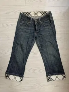 BURBERRY BLUE LABEL レディース 7分丈 デニムパンツ