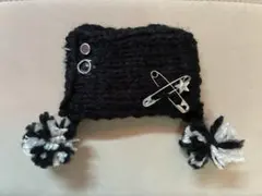 ニット帽　ぬいぐるみ用　にじぱぺ　ねこみみ