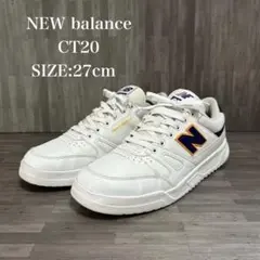 訳あり NEW balance CT20 27cm ニューバランス ホワイト