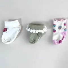 petit main /yum /kids socks 新品未使用3足セット