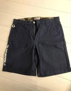 A BATHING APE ショートパンツ W34 ネイビーのサムネイル