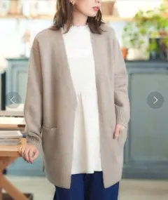 ハニーズ　ポケット付チェックカーディガン