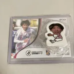 京都サンガFC 福田選手 ピクセル クッションキーホルダー アウェイ