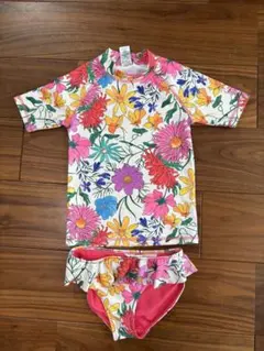 NEXT フラワープリント セパレート水着 6歳用