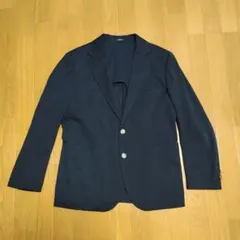 シワにならない紺ジャケット ゴールドボタン