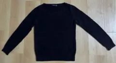 IENA SLOBE アンゴラ混　クルーネック 長袖セーターニット