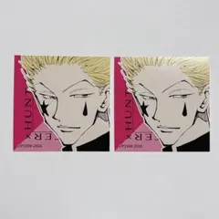 HUNTER×HUNTER スクエアステッカー ヒソカ 2枚セット