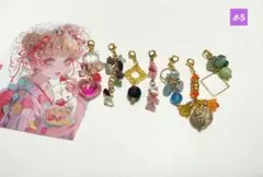 E-5 ✱天然石チャーム✱　✱オリジナルセット✱