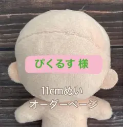 ぴくるす様専用 11cmぬい オーダー