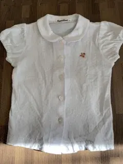 familiar 白 半袖 ブラウス 90cm