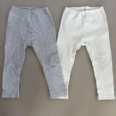 ユニクロ＊ベビーレギンスパンツ　リブレギンス　90
