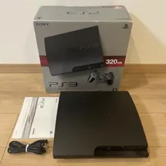 【美品】SONY PS3 320GB 本体 ブラック CECH-3000B