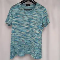 お値下げ　✨MISSONI✨　Tシャツ　半袖 カットソー 　Mサイズ　グリーン系のサムネイル