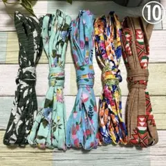 ⚜️切り売り アソート⑩⚜️3m×5種類❣️モノポップ Tシャツヤーン ズパゲッティ