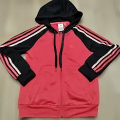 超お勧め‼️　adidas　ピンクパーカー