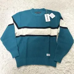 未使用24FWワコマリアWACKOMARIAロゴジャガードセーター　Sサイズ