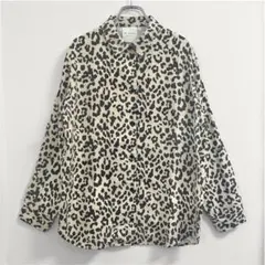 Ray Beams レイビームス レオパード柄　ヒョウ柄　長袖 プリント シャツ