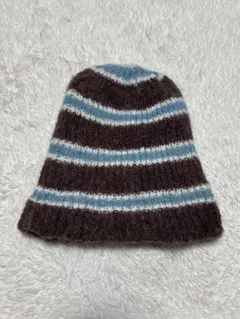 ストライプ ニット帽 ビーニー