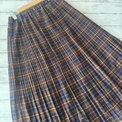 sm2 サマンサモスモス　ロング丈　プリーツスカート　シフォン素材　軽やか