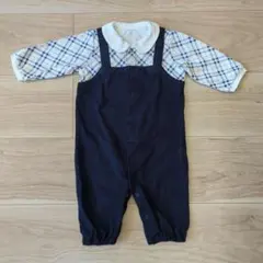 COMME CA DU MODE ネイビーオーバーオール