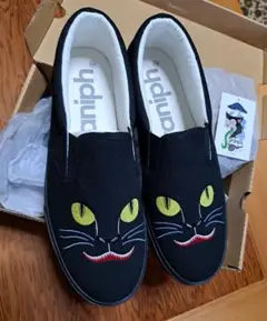 グラニフ graniph 猫　石黒亜矢子 スリッポン スニーカー 28cm