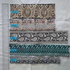 インド刺繍リボンはぎれセット