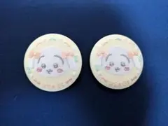 ちいかわ Biscuit2 刺繍缶バッジ〜リボン〜 うさぎ　2個セット