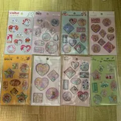 セリアウォーターシール　８枚　ディズニーキャラクター