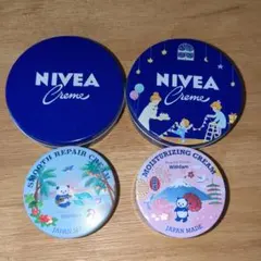NIVEA クリーム空き缶 パンダデザイン空き缶　計4缶 日本製のサムネイル